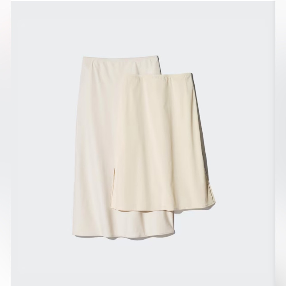 Brand new! Uniqlo linen skirt - white